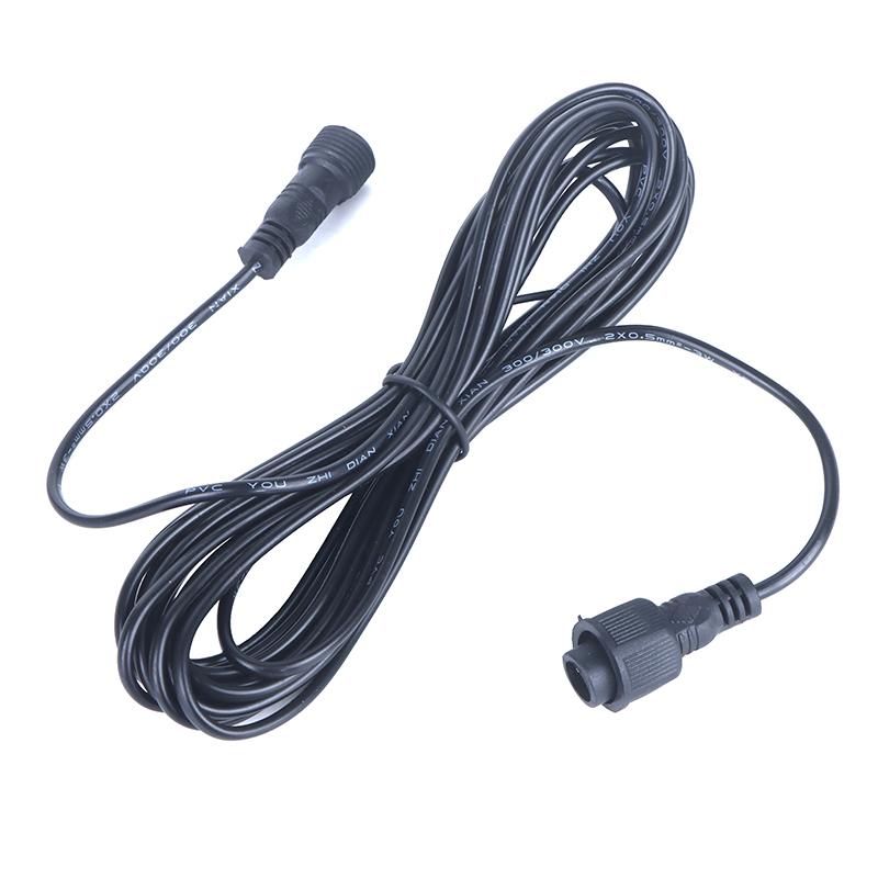5 метров удлинительный кабель для солнечного прожектора водонепроницаемый кабель 2-контактный разъем типа «папа-мама» универсальный прожектор 5 м кабель