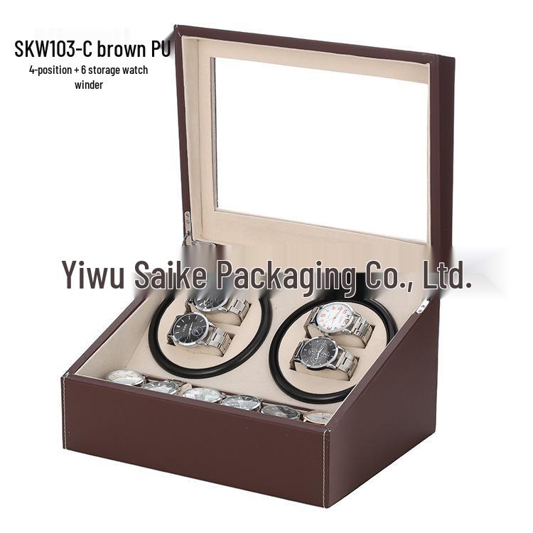 Коробка для автоматической подзаводки часов с электромотором для механических часов