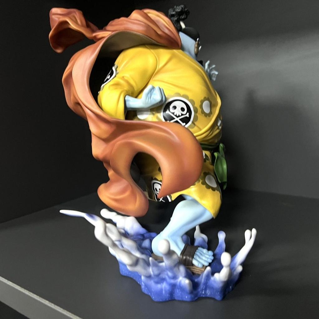One Piece LX Джинбей Пиратская Фигурка Аниме Движется ПВХ Боевой Режим Кунг-фу 9,84 дюйма/11 см Коллекционный Режим украшение Игрушки Подарки