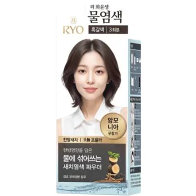 Hwayunsaeng Краска для волос #Черно-коричневый 30г