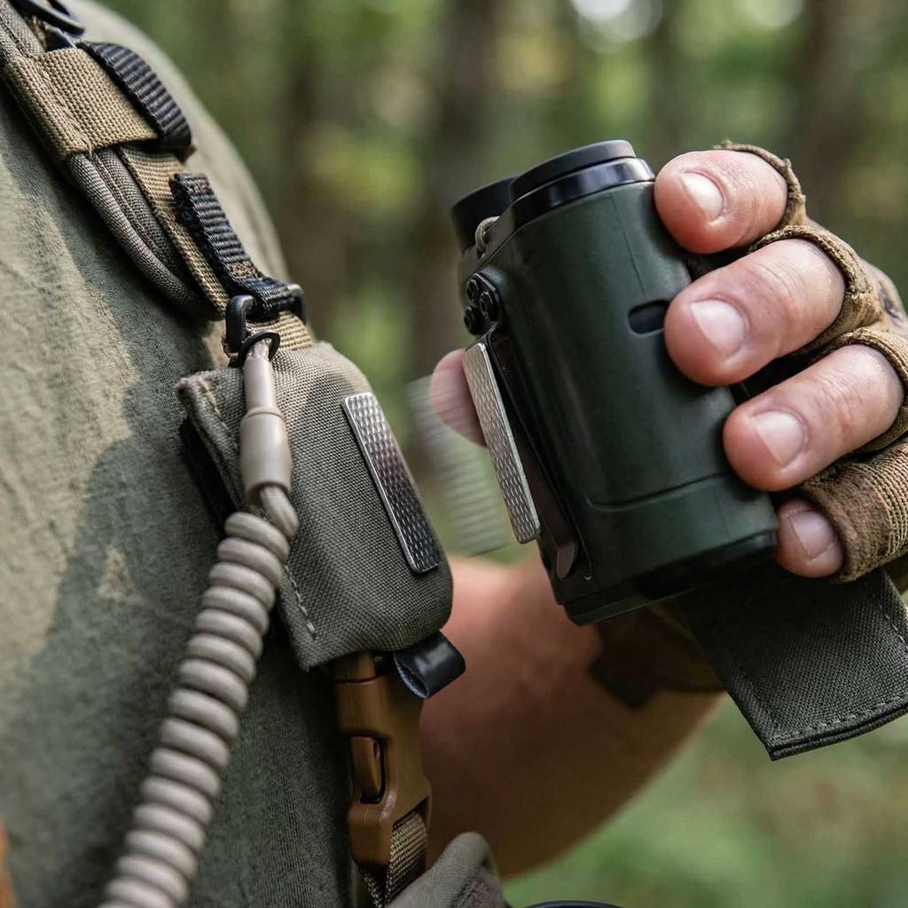 Магнитный Держатель для Дальномера с Ремешком на Дерево, Универсальный Стойка-Кронштейн для Охотничьего Дальномера, Стабилизатор Hands-Free для Гольфа//Наблюдения на Открытом Воздухе,