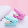 Students Stationery Nail Free Stapler Stapleless Safe Staplers 5 Sheets Capacity for Paper Binding Office Supplies Stapling Tool