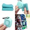 Супер впитывающее полотенце из микрофибры с силиконовым чехлом, спортивное полотенце для фитнеса, бега, плавания