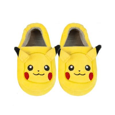 Детские/детские тапочки с изображением 3D лица Пикачу