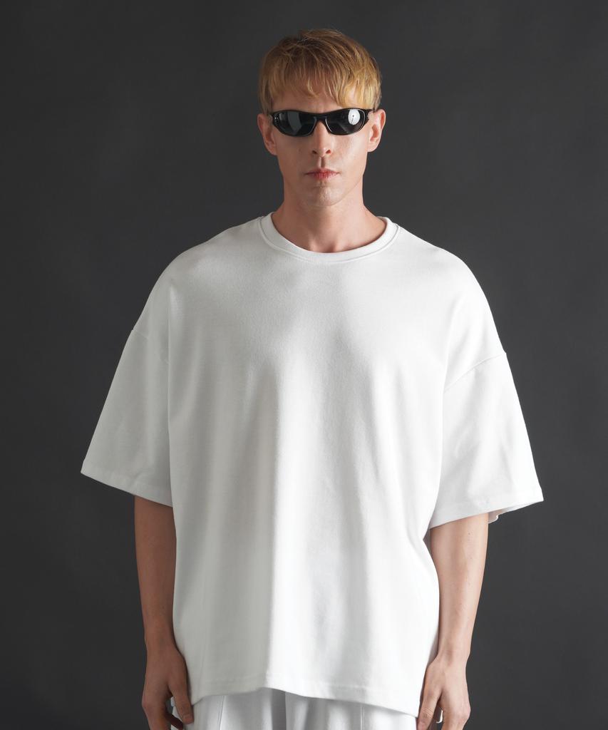 PHERMENON [2 шт.] Супер оверсайз однотонная футболка с коротким рукавом (4 цвета)