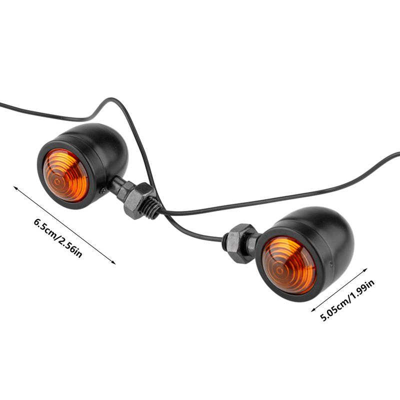 Указатель поворота мотоцикла 2 шт. Мини круглые ходовые огни для поворота мотоцикла дневные ходовые огни мотоцикла для задней и передней части