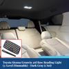 For Toyota Sienna Rear Reading Light Modified, Granvia Third Row Roof Light High Brightness LED Lamp Accessories