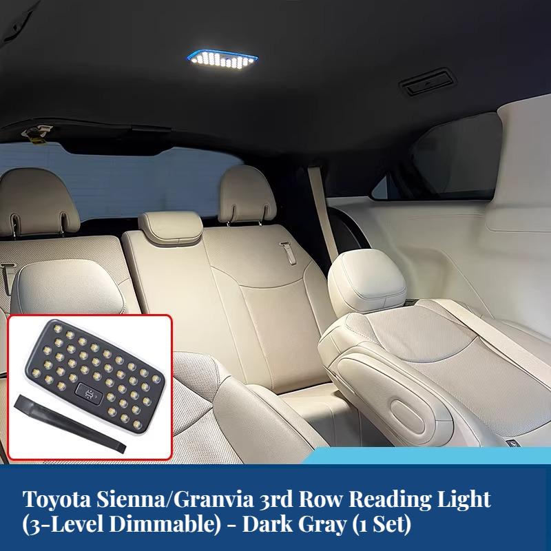 For Toyota Sienna Rear Reading Light Modified, Granvia Third Row Roof Light High Brightness LED Lamp Accessories