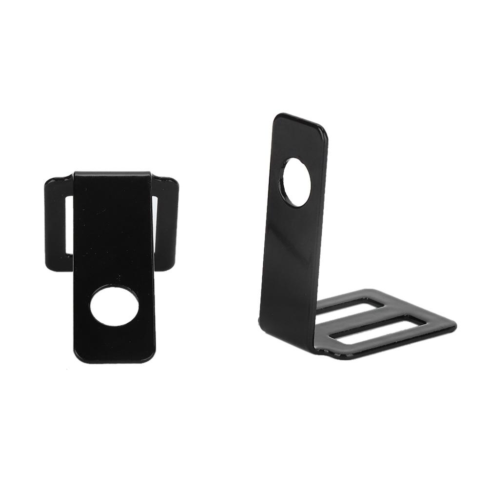 Universal Metal Motorcycle Rear Turn Signal Light Mounting Bracket Lamp Holder (black)