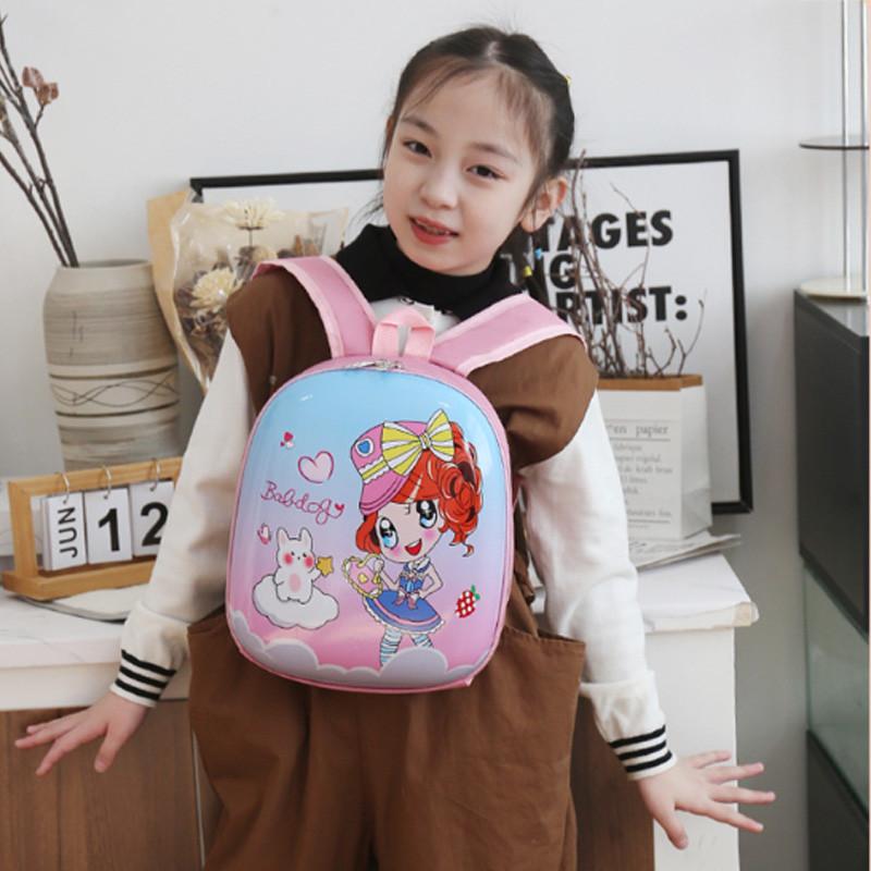 Durable Nylon Toddler Backpack With Cartoon Characters For Boys And Girls