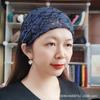Летняя белая корейская кружевная эластичная повязка на голову для женщин