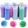 100Pcs/set Microbrush Applicators And Microfiber Wands | Designed for Eyelash Extensions, Nail Art, And Makeup Application