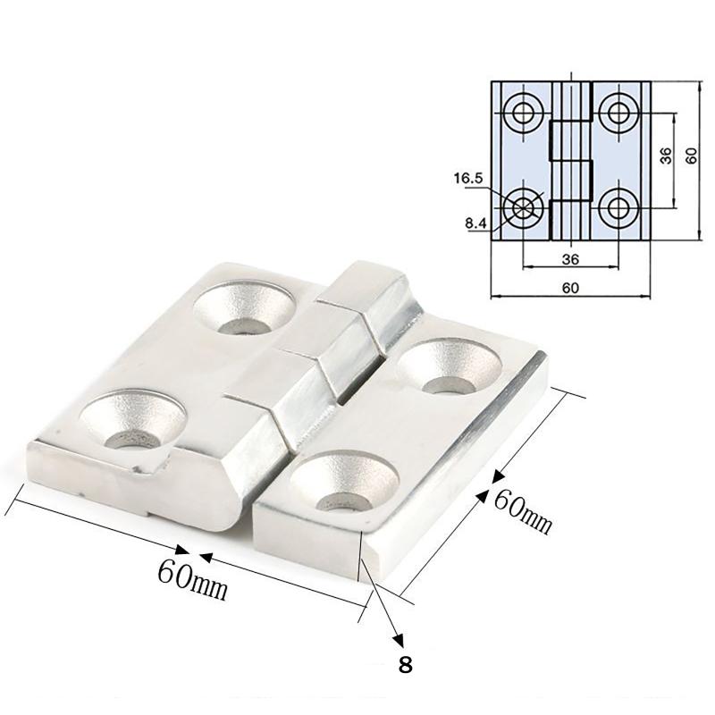 1 Pc Detachable Hinge Slip Joint Flag Lift Off Door Stainless Steel 40x40 50x50 60x60mm Wardrobes And Doors Hardware Furniture