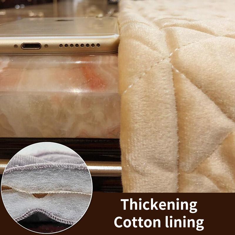 European Quilted Sofa Cover Luxury Fall Winter Non-slip Universal Living Room Couch Cushion Thicken Sofa Towel Decor Slipcover
