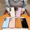 Подходит для Samsung S25ULTRA Гальванизированный Полый Любовь Чехол для Мобильного Телефона A14 Силиконовый Всесторонний A54 Защитный Чехол