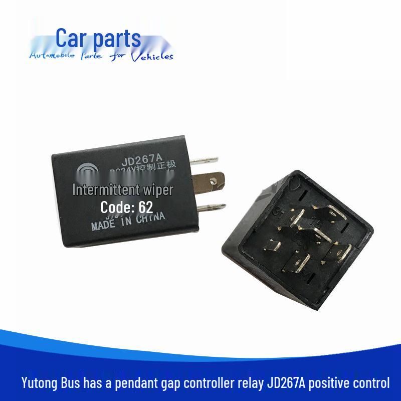Совместимое реле интервала стеклоочистителя JD267A DC24V для автобусов Yutong, Jinlong и школьных автобусов.