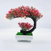 Pinus Hwangshanensis Mini Plastic Bonsai Landscape Ornament For House Interior Decoration