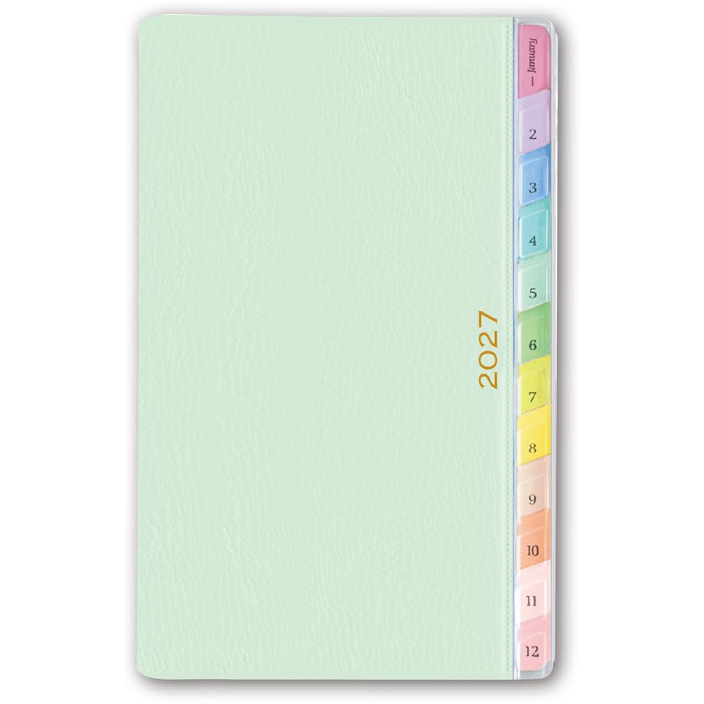 Nolty Page Jum Diary 2027 Weekly Compact Grid Memo Mint 2193 (Starts December 2026)