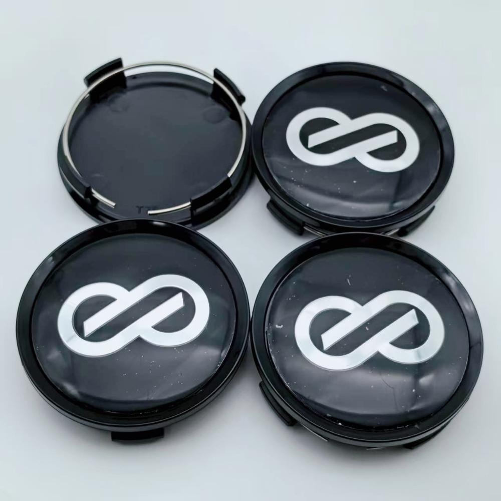 4pcs O.D 74mm / I.D 69mm JDM ENKEI Logo Badge Car Wheel Center Caps Car Accessories for Wheels Hub Lid Rim Hubcaps Cover Replace