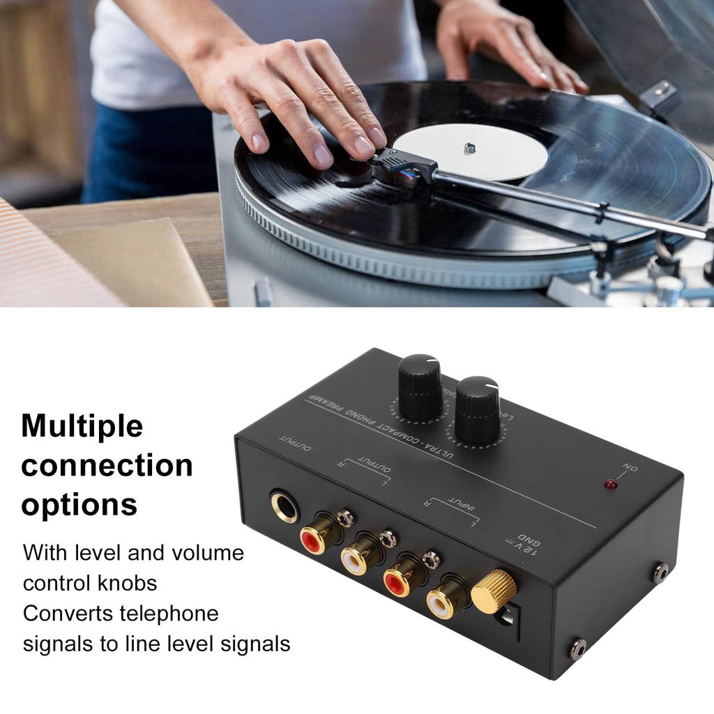 Фонограф Низкая Звуковая Производительность Отличный Звук Фоно Предусилитель Предусилитель Пластинка,