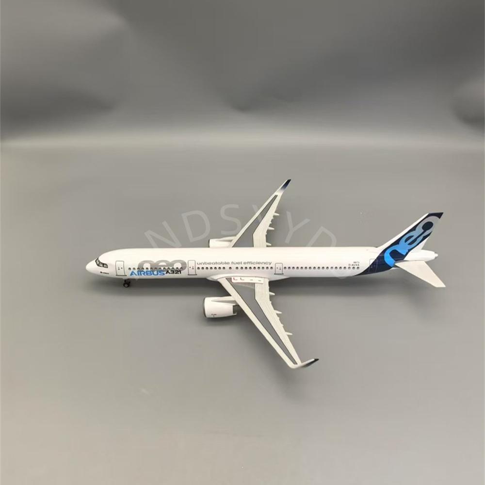1/100 Scale 44cm NEO Prototype Airways A321 Aircraft Model Diecast Resin Airplane Decoration Living Room Collections Plane