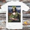230 Gsm 100% Cotton Mona Lisa Graffiti Funny Street T Shirt Vintage Retro Cool Gift Mens Womens Unisex Cartoon Anime Top Tee B535