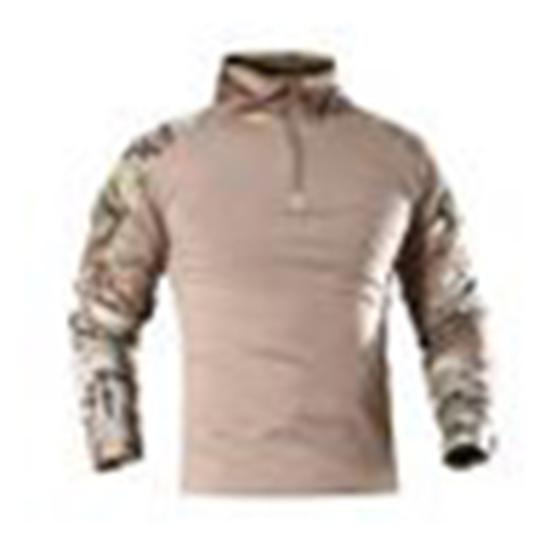 Мужская камуфляжная рубашка с длинным рукавом на молнии Assault Frog Combat