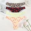 4Pcs/Set Seamless Colorful Brazilian Pants Lady Sexy Underwear Ice Silk Underpants Low Waist G-string Soft Thin Briefs
