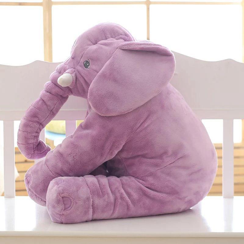 Adorable Baby Soft Plush Long Nose Elephant Sleep Pillow For Kids And Newborns