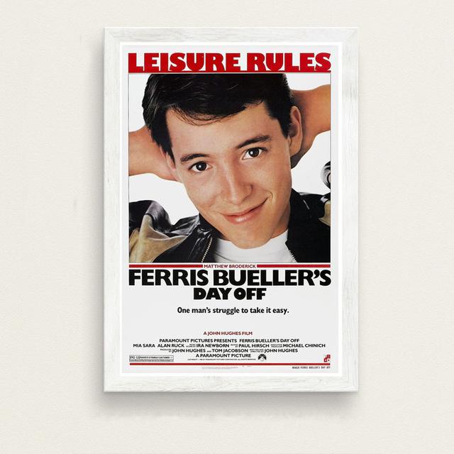 Ferris Bueller's Day Off Movie Classic Art Painting Vintage Canvas Poster Wall Home Decor