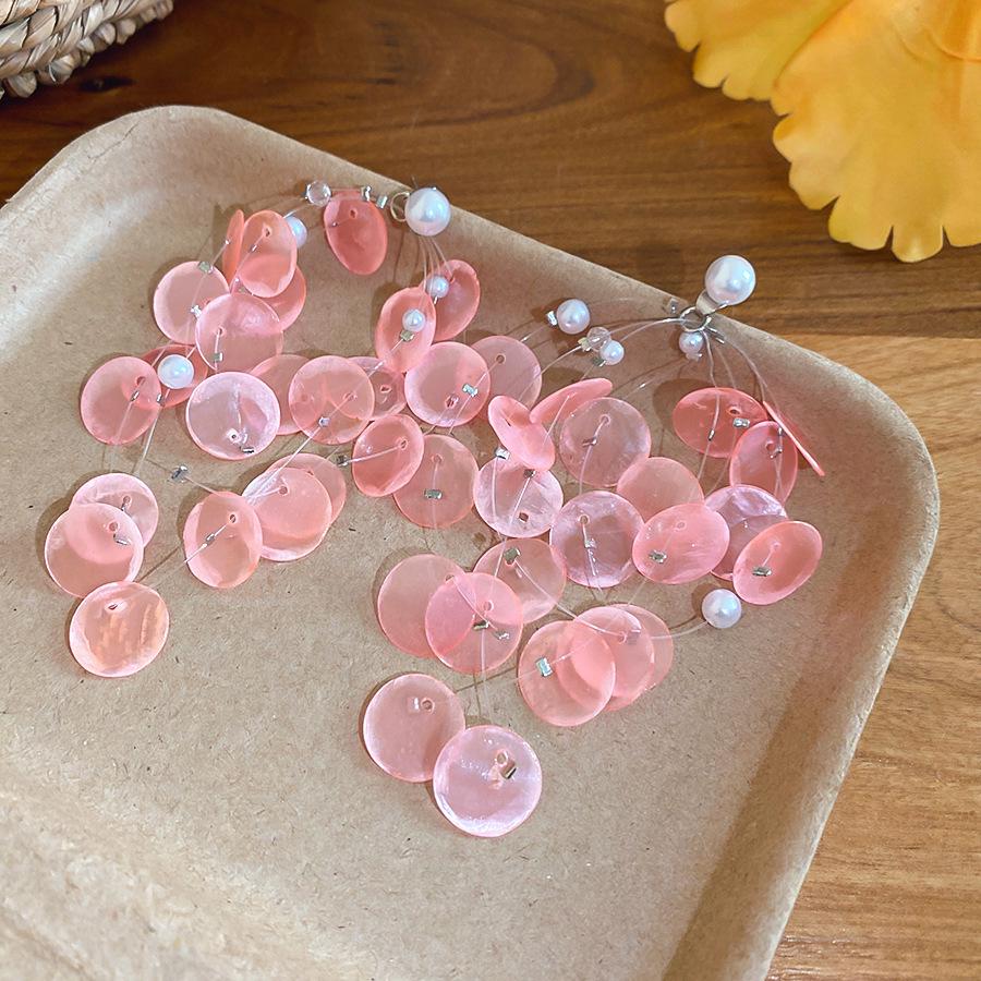 Серьги-кисточки из циркона и жемчуга «Серебряная игла» - Элегантный ретро-дизайн для женщин