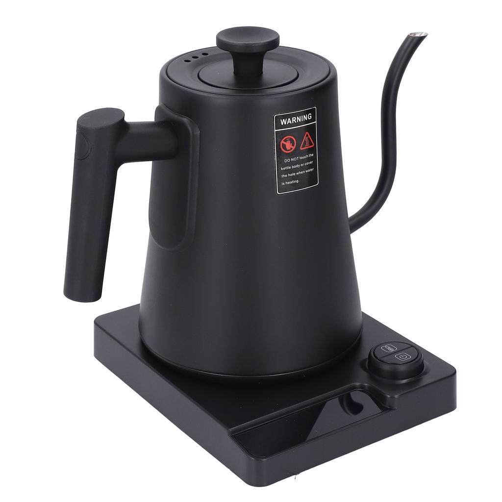 Gooseneck Electric Kettle Stainless Steel 1200W Quick Heating Precise Temperature Control LCD
