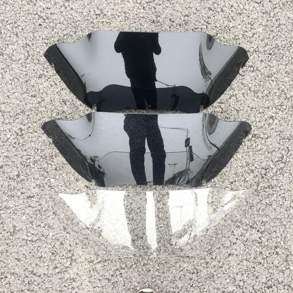 9" 9 inch Motorcycle Tint Windshield Windscreen Case for Harley Touring Road Glide FLTR 1998-2013 1999 2000 2001 2002 2003