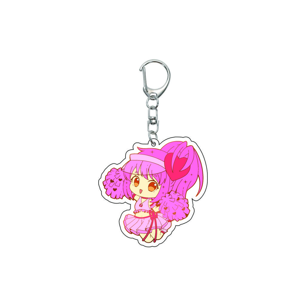 55MM Аниме Ключница Shugo Chara Юмэ Хиномори Куроя Кайто Харуто Ясиро Брелок Акриловая Модель Пластина Рождественские Подарки