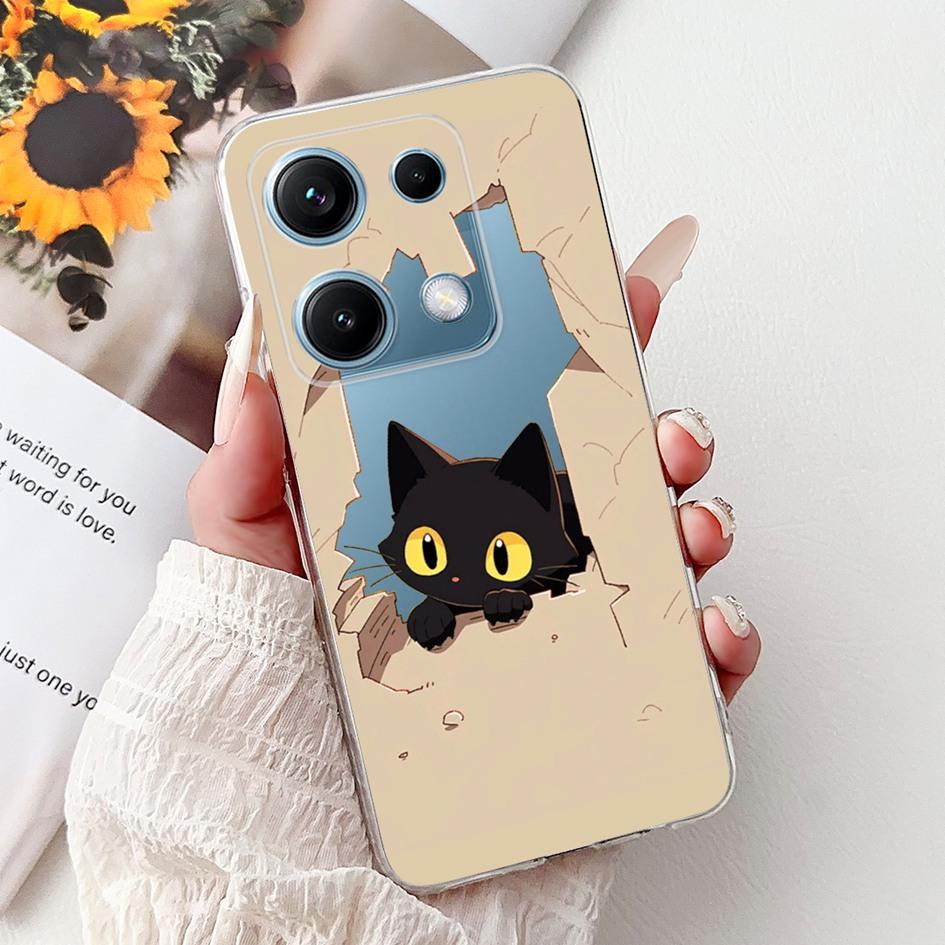 New Case For Xiaomi Redmi Note 14S Cover 2025 Popular Cartoon Astronaut Soft Silicone Clear Cover For Redmi Note14s 4G Shell New