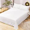 Soft Cotton Sheet Anti Dust Mite Mattress Cover Anti-Bacteria Flat Sheets Pure Color Bed Sheets Simple and Thickened Skin Friendly Double Bed