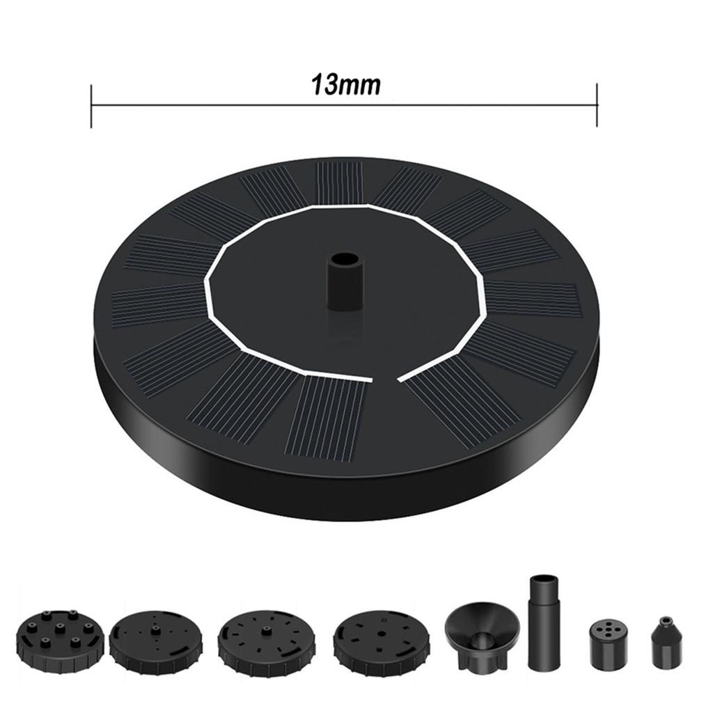 13см/16см Солнечный насос для фонтана Энергосберегающий набор для полива растений Солнечный фонтан Солнечная панель Фонтан для птиц Садовый фонтан для улицы