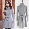 Women Fashion Coat Ladies Autumn and Winter Warm Overcoat Cotton Fashion  Windbreak Coat