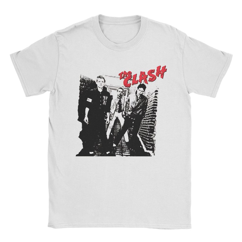 Streetwear TShirt Summer The Clash Self Titled Enhanced Album Clash At Demonhead Hippie TShirts for Unisex Short Sleeve Top Tees