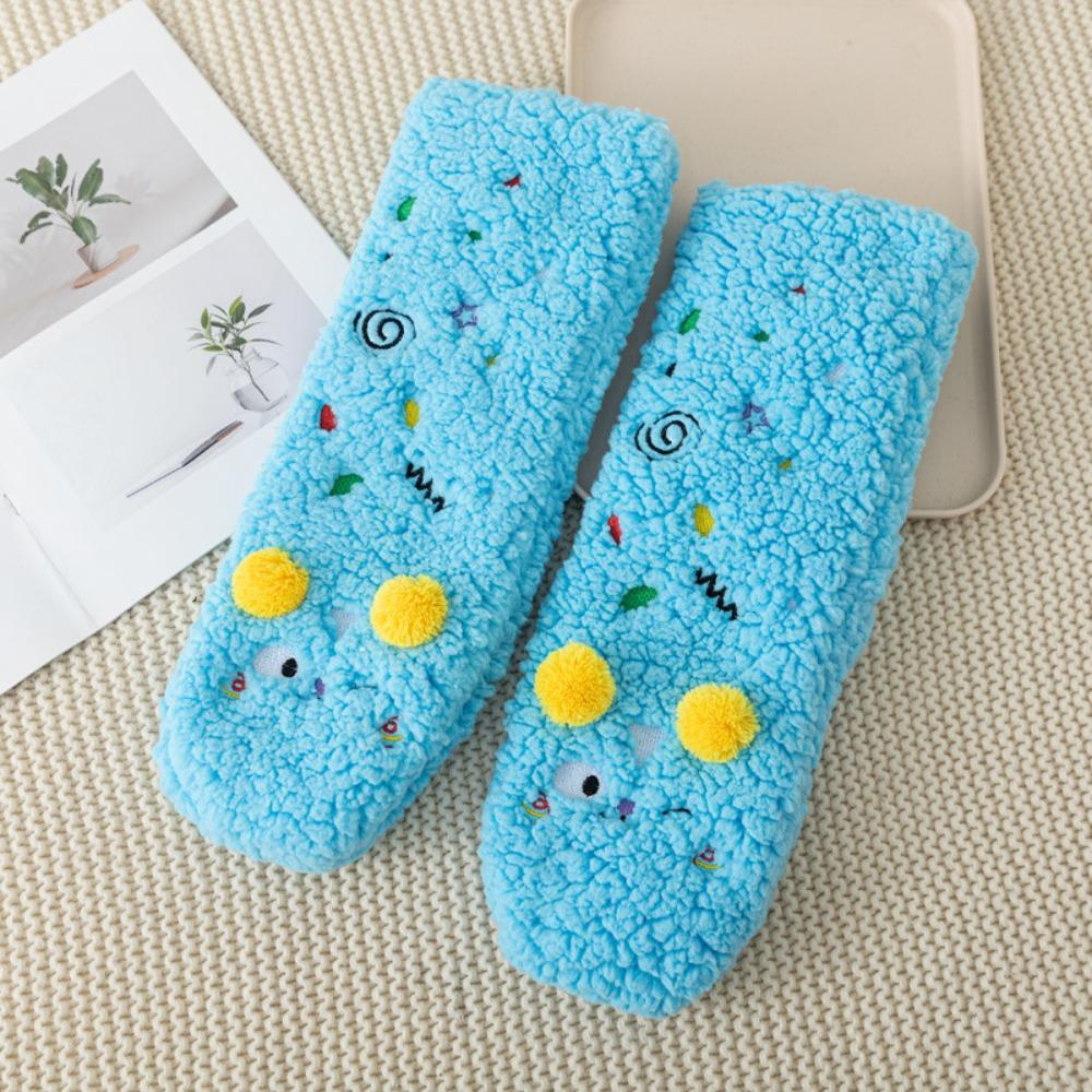 Mid Tube Thickened Floor Socks Plush Fleece Sock Women Soft Sleeping Slipper Socks Men Women