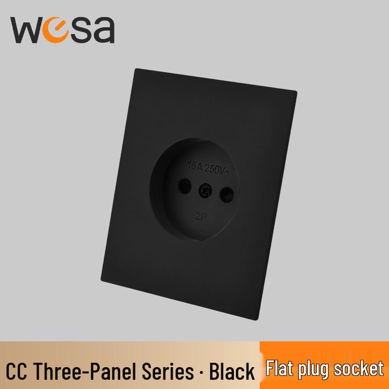 WESA Flame Retardant 16A European Standard Household Switch Socket