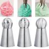Hot 3Pcs Stainless Steel Pastry Tip Torch Icing Nozzle Tips For Frosting Cupcake Cake Decorating Puff Making Baking Kitchen Tool