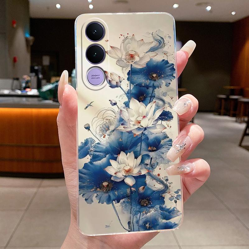 Чехол для Vivo V70 FE V70FE 5G V2550 Чехол для телефона Эстетичный Роскошный Милый Крутой Для Мальчиков Девочек Мягкий Силикон Прозрачный ТПУ Чехол-Оболочка