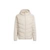 Solid Color Outdoor Quilted Lightweight Cotton Down Jacket With Hood Men Jackets Beige IK2374