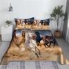 Tiger or Horse Bed Sheet Set Digital Printing Polyester Bed Flat Sheet With Pillowcase Print Bedding