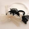 J.Lauren Lace Pearl Hair Tie H01014