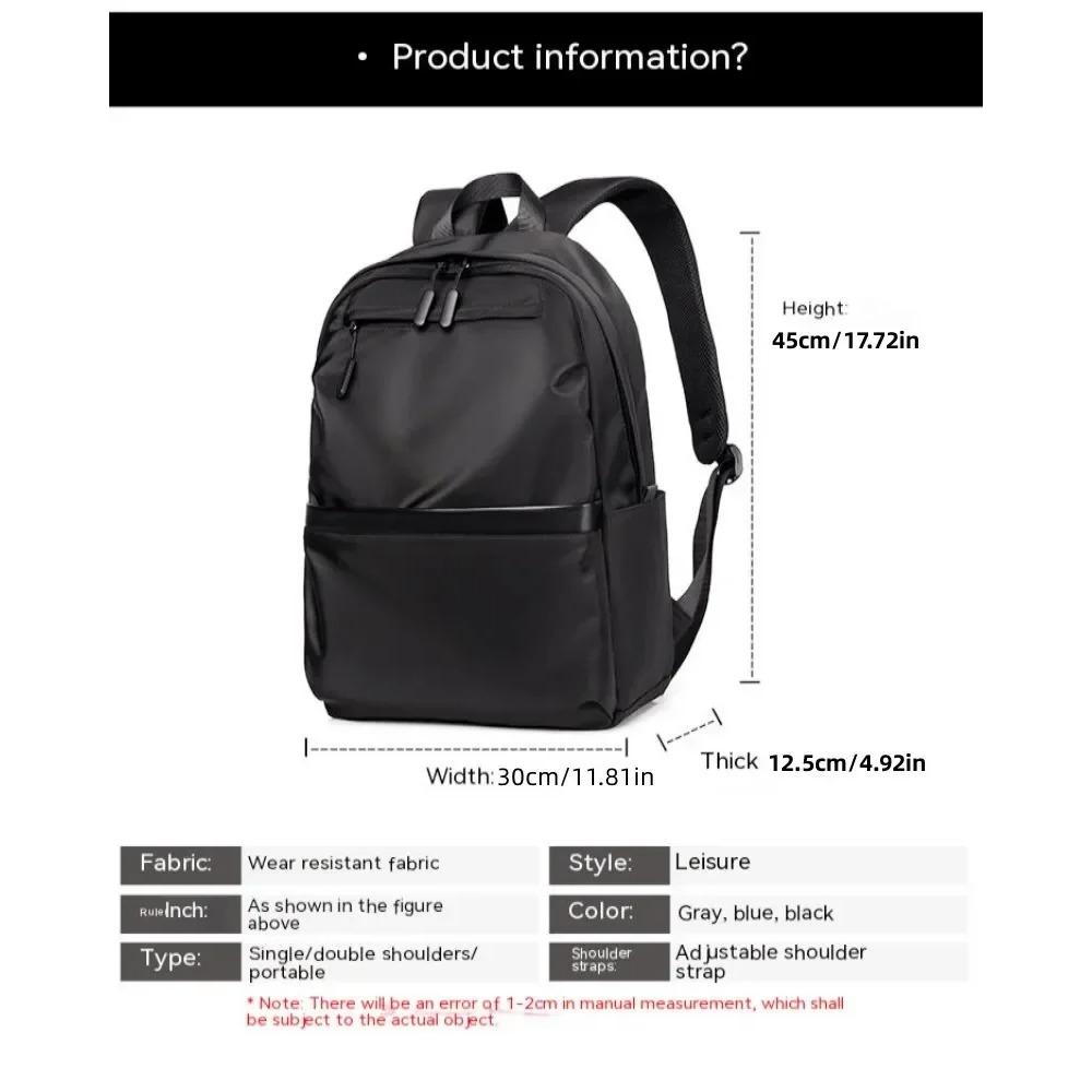 Backpack Men Business Backpack Laptop Bag Student Bag Travel Bag Backpack