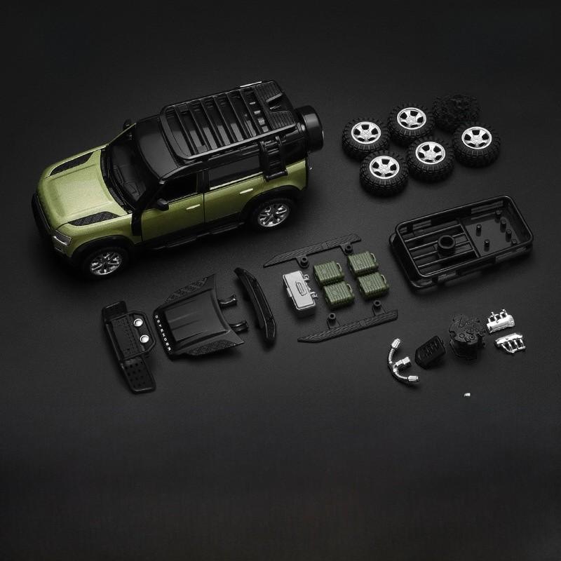 Rover Land Defender Car Toy Alloy Model With Inertia Control For Gift Kids