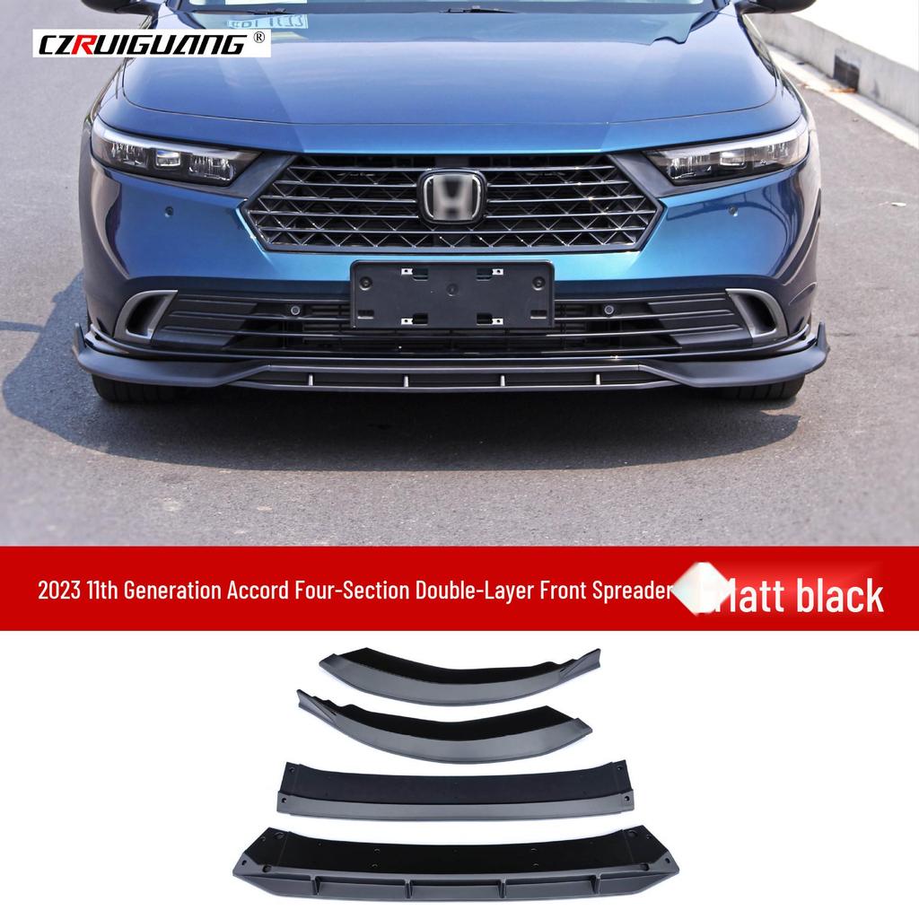 Совместимо с Accord 11-го поколения 2023 года: улучшен спойлером на крыше, передним сплиттером, боковыми юбками, жалюзи и задним спойлером.