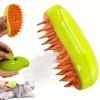 Cat Steam Brush Electric Water Spray Kitten Pet Massage Comb Retractable Soft Silicone Cats Bath Hair Brush Grooming Supplies